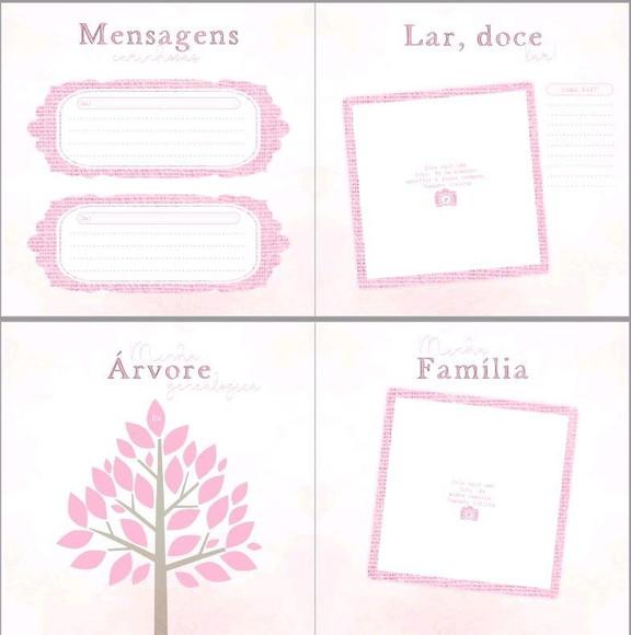 Kit Livro do Bebê e Caderneta de Saúde Minimalista