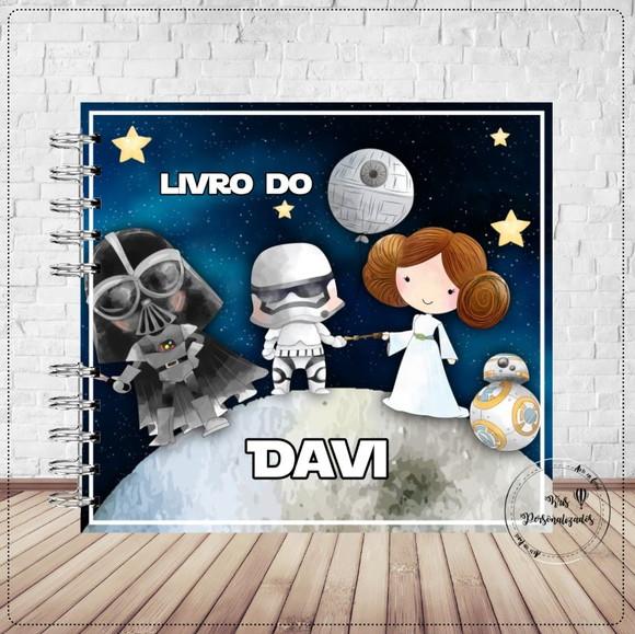 Kit Livro do Bebê e Caderneta de Vacina Star Wars