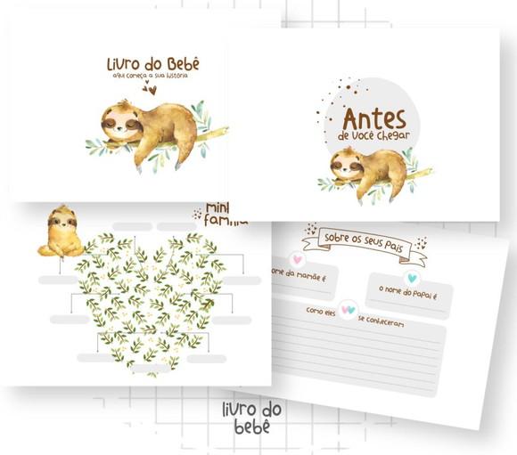 Livro Bebê Bicho preguiça