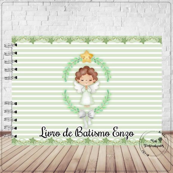 Livro do Batismo Anjo Verde