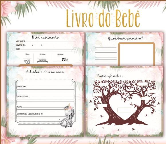 Livro do Bebê 1.1 - Safari menina