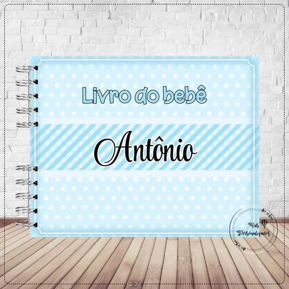 Livro do Bebê 2 - Azul neutro