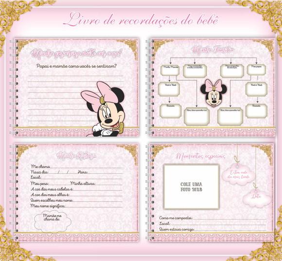 Livro do Bebê 3 - Minie Rosa