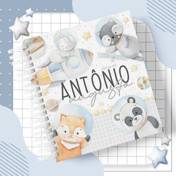 Livro do Bebê 4 Astronautas Animais
