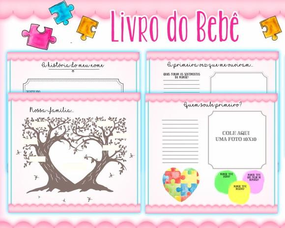 Livro do Bebê Autismo Menina