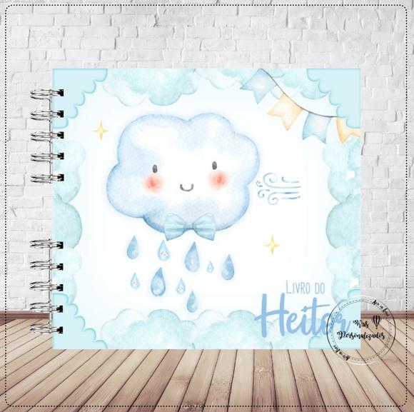 Livro do Bebê Chuva de Amor Azul