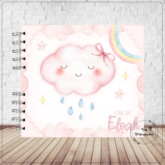 Livro do Bebê Chuva de Amor Rosa