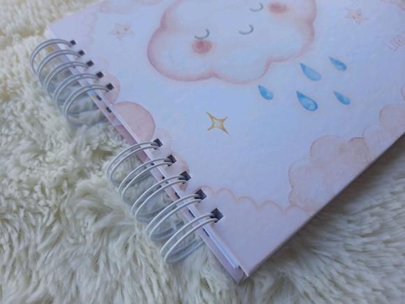 Livro do Bebê Chuva de Amor Rosa