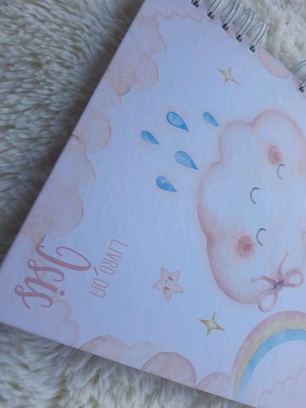 Livro do Bebê Chuva de Amor Rosa
