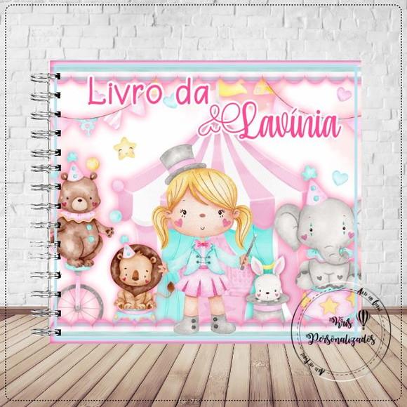 Livro do Bebê Circo Rosa
