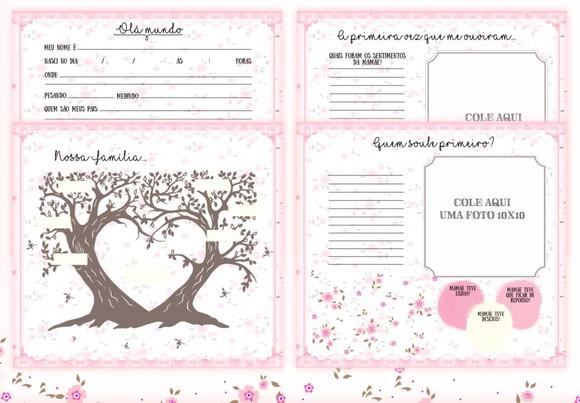 Livro do Bebê Floral 2