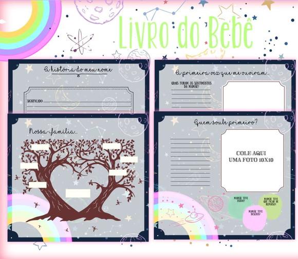 Livro do Bebê Galáxia Menina