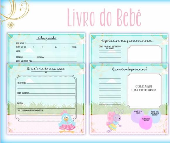 Livro do Bebê Galinha Pintadinha Rosa