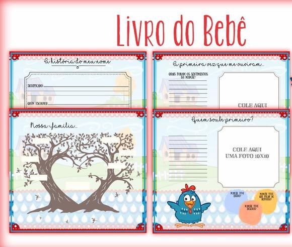 Livro do Bebê Galinha Pintadinha