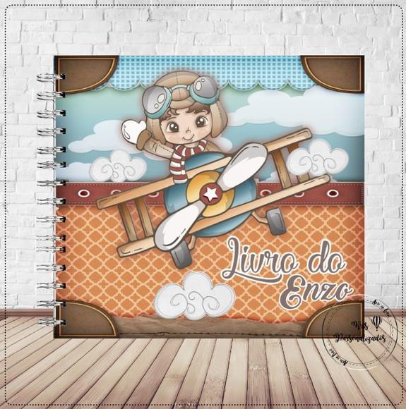 Livro do Bebê Menino Aviador
