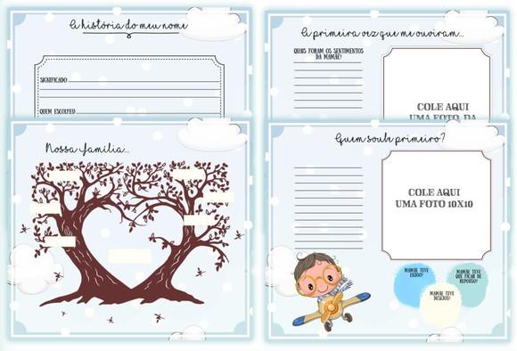 Livro do Bebê Menino Aviador 2
