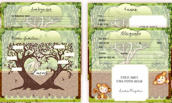 Livro do Bebê Safari
