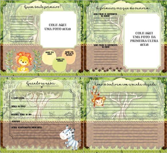 Livro do Bebê Safari