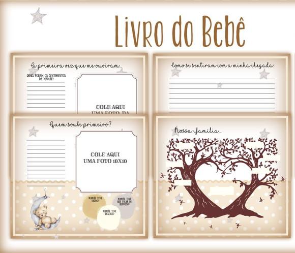 Livro do Bebê Ursinho Bege