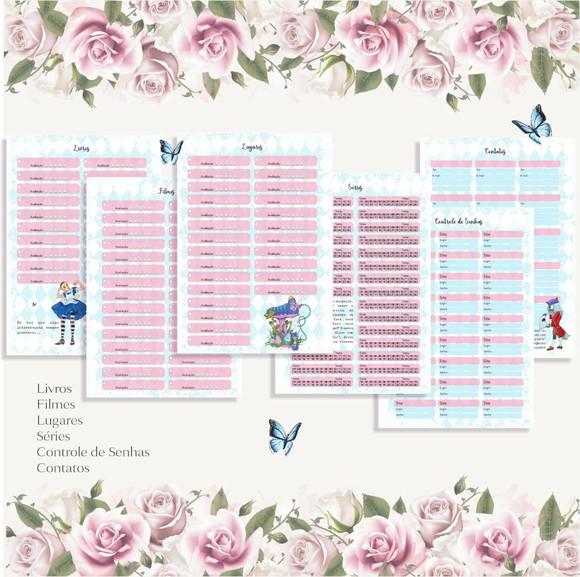 Planner Alice no País das Maravilhas