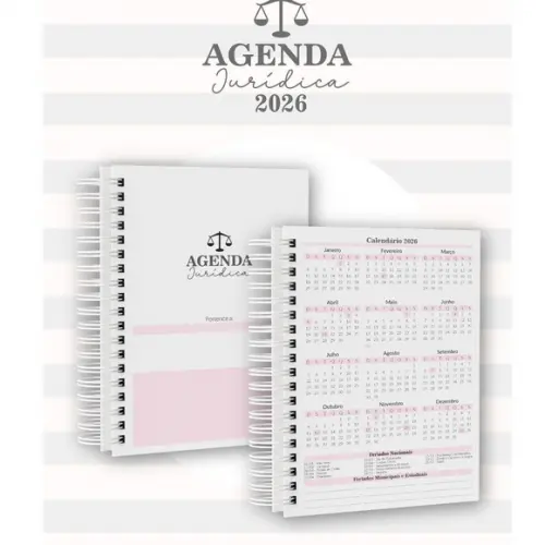 Agenda Jurídica 2026 Masculina