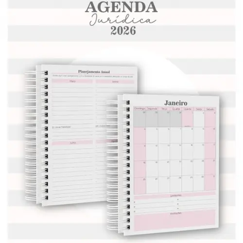 Agenda Jurídica 2026 Masculina