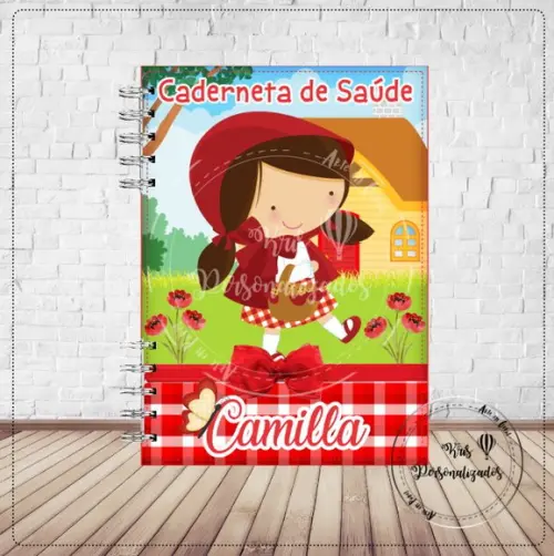 Caderneta de saúde Chapeuzinho Vermelho
