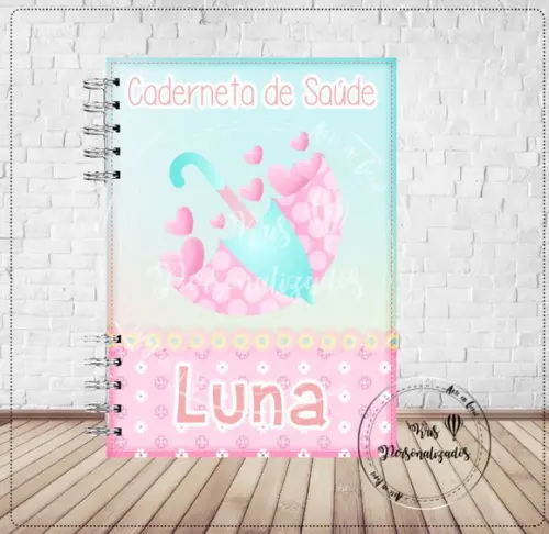 Caderneta de saúde Chuva de Amor Menina 2
