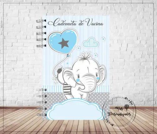 Caderneta de saúde Elefantinho Cute