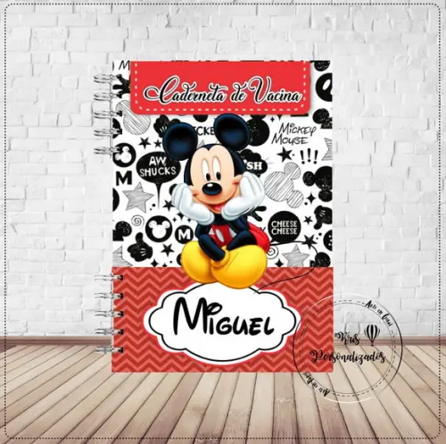Caderneta de saúde Mickey