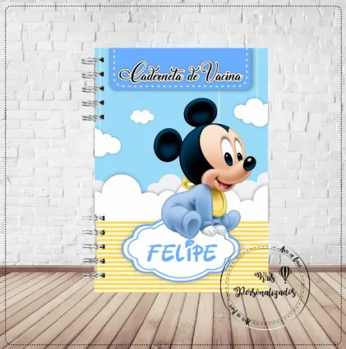 Caderneta de saúde Mickey Baby