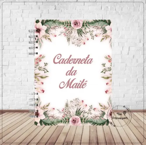 Caderneta de Vacina - Floral