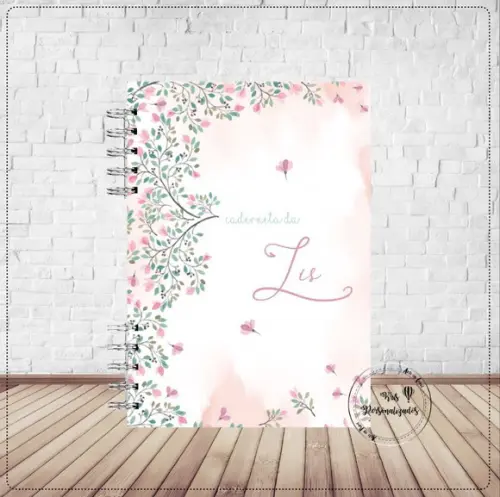 Caderneta de Vacina - Floral Delicado