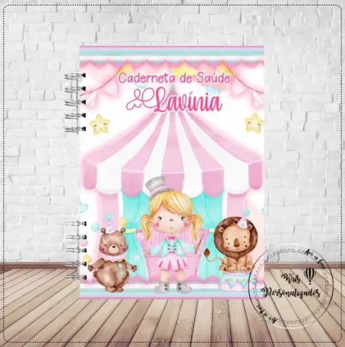 Caderneta de Vacina -Circo Rosa