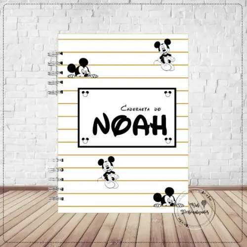 Caderneta de Vacinação - Mickey Minimalista