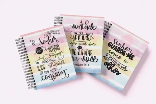 Caderno c Capa Frase Biblíca