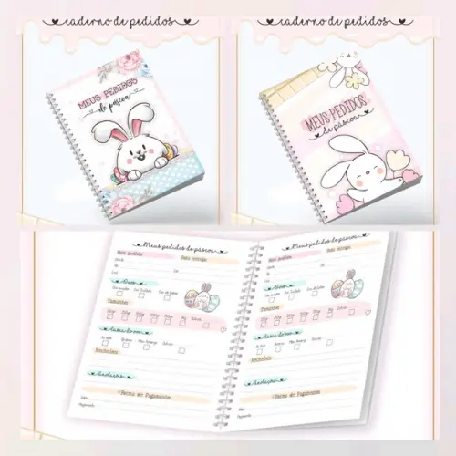 Caderno de Pedidos Páscoa