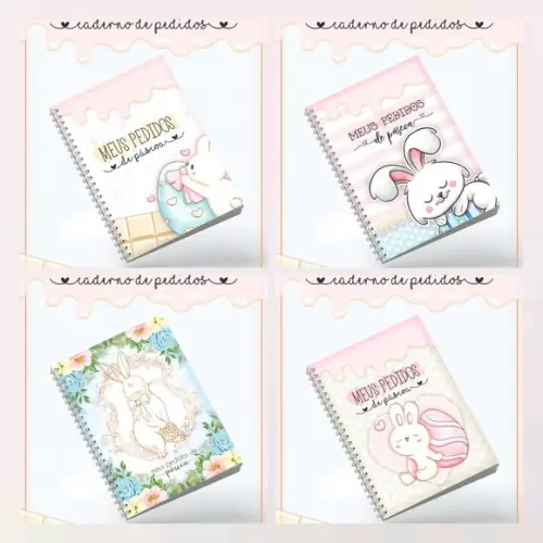Caderno de Pedidos Páscoa