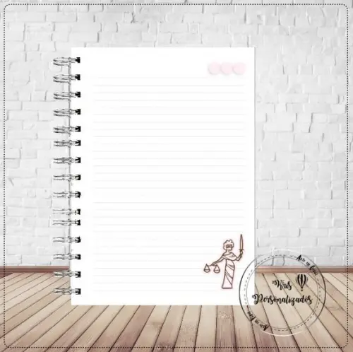 Caderno Personalizado Direito