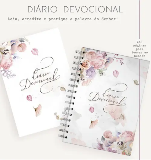 Diário Devocional Floral