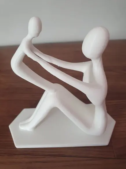 Estatua Mãe e Filho