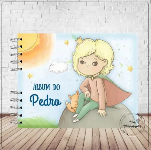 Kit 2 -Álbum + Caderneta+ Livro do bebê -Pequeno Princípe