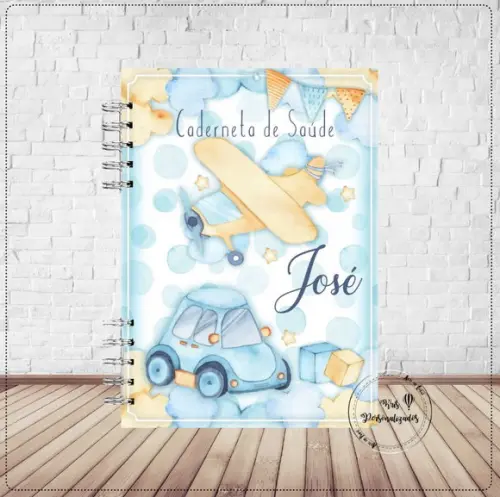 Kit Caderneta de Vacina + Livro do Bebê 2 - Brinquedos Aquar
