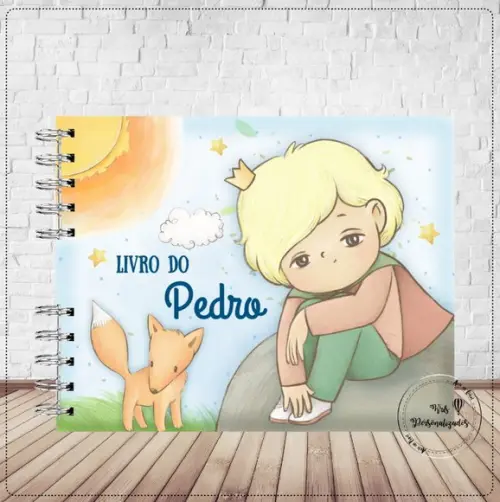 Kit Caderneta de Vacina + Livro do Bebê 2 - Pequeno Princípe