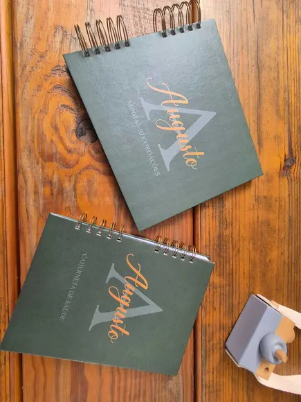 Kit Livro Adoção + Caderneta de Saúde Monagrama