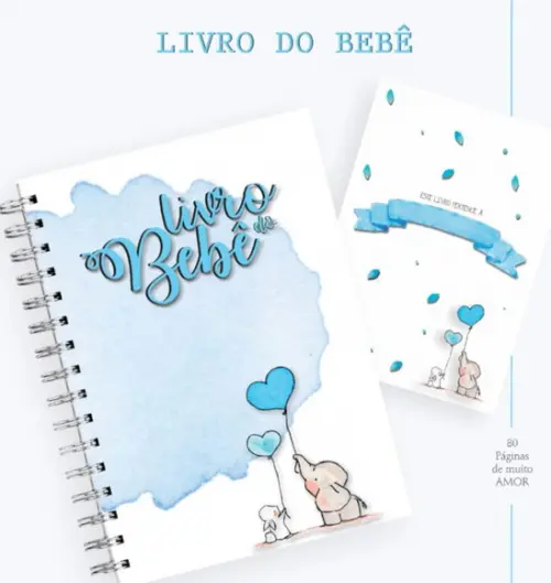 Kit Livro do Bebê + Caderneta de Saúde