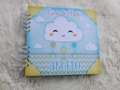 Kit Livro do Bebê + Caderneta de Saúde - Chuva de Amor