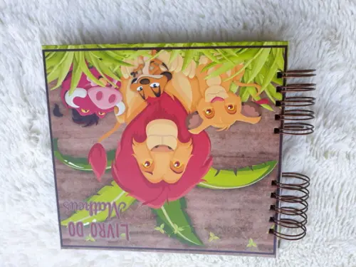 Kit Livro do Bebê + Caderneta de Vacina - Rei Leão