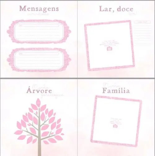 Kit Livro do Bebê e Caderneta de Saúde Minimalista