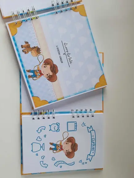 Kit Livro do Bebê e Caderneta de Vacina Toy Story